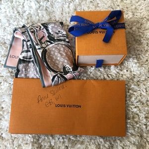 Authentic Louis Vuitton silk bandeau
